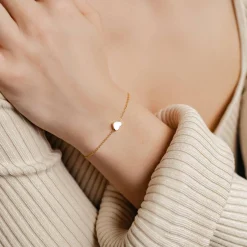 Charm Armbänder | Hey Happiness Zartes Herz Armband