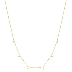 Filigrane Ketten | Hey Happiness Zirkonia Kette Sterlingsilber