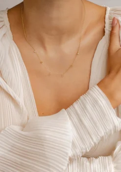 Filigrane Ketten | Hey Happiness Zirkonia Kette Sterlingsilber
