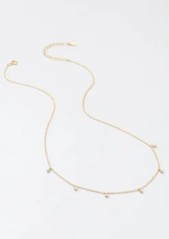Filigrane Ketten | Hey Happiness Zirkonia Kette Sterlingsilber