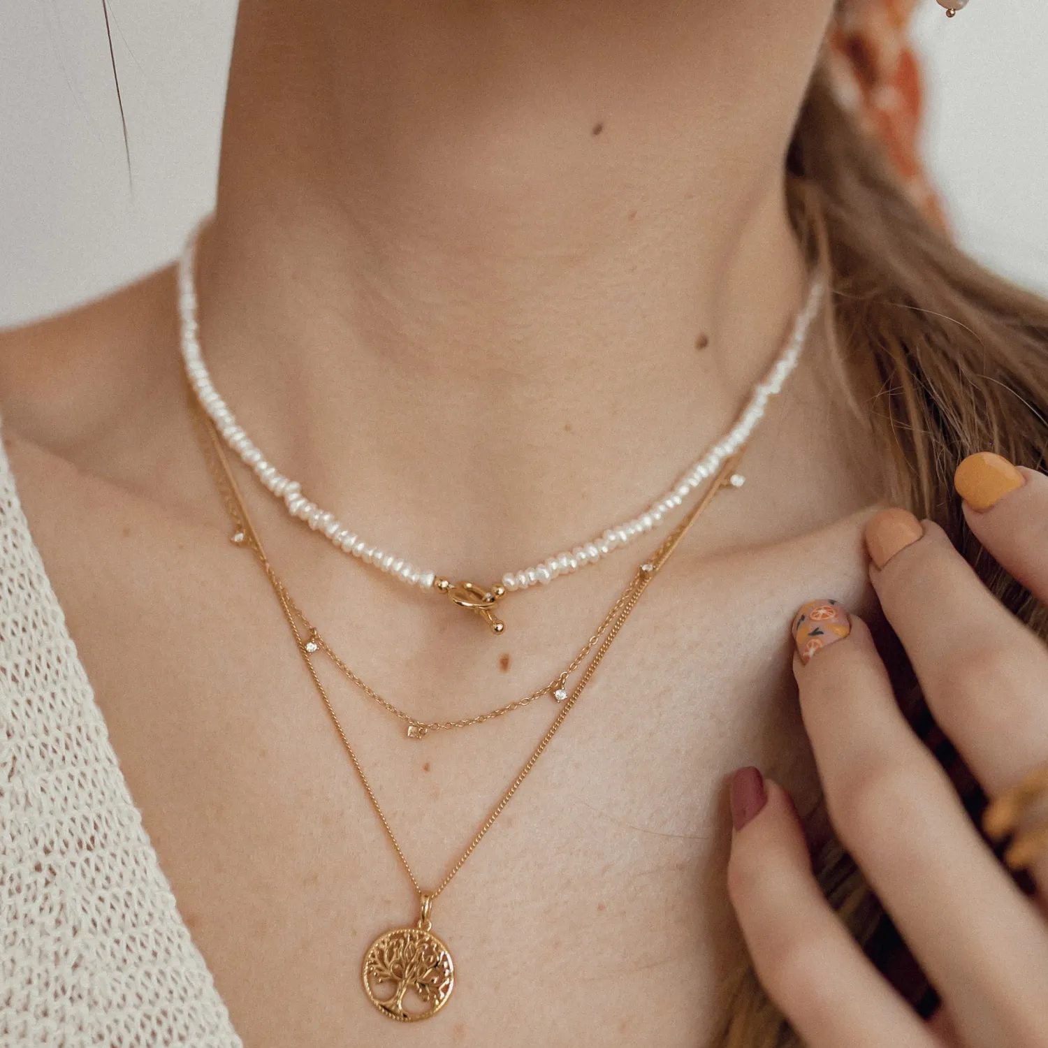 Filigrane Ketten | Hey Happiness Zirkonia Kette Sterlingsilber