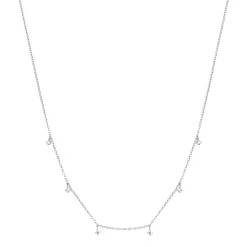 Filigrane Ketten | Hey Happiness Zirkonia Kette Sterlingsilber