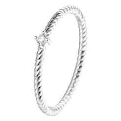 Schlichte Ringe | Hey Happiness Zirkonia Kordelring Sterlingsilber Silver