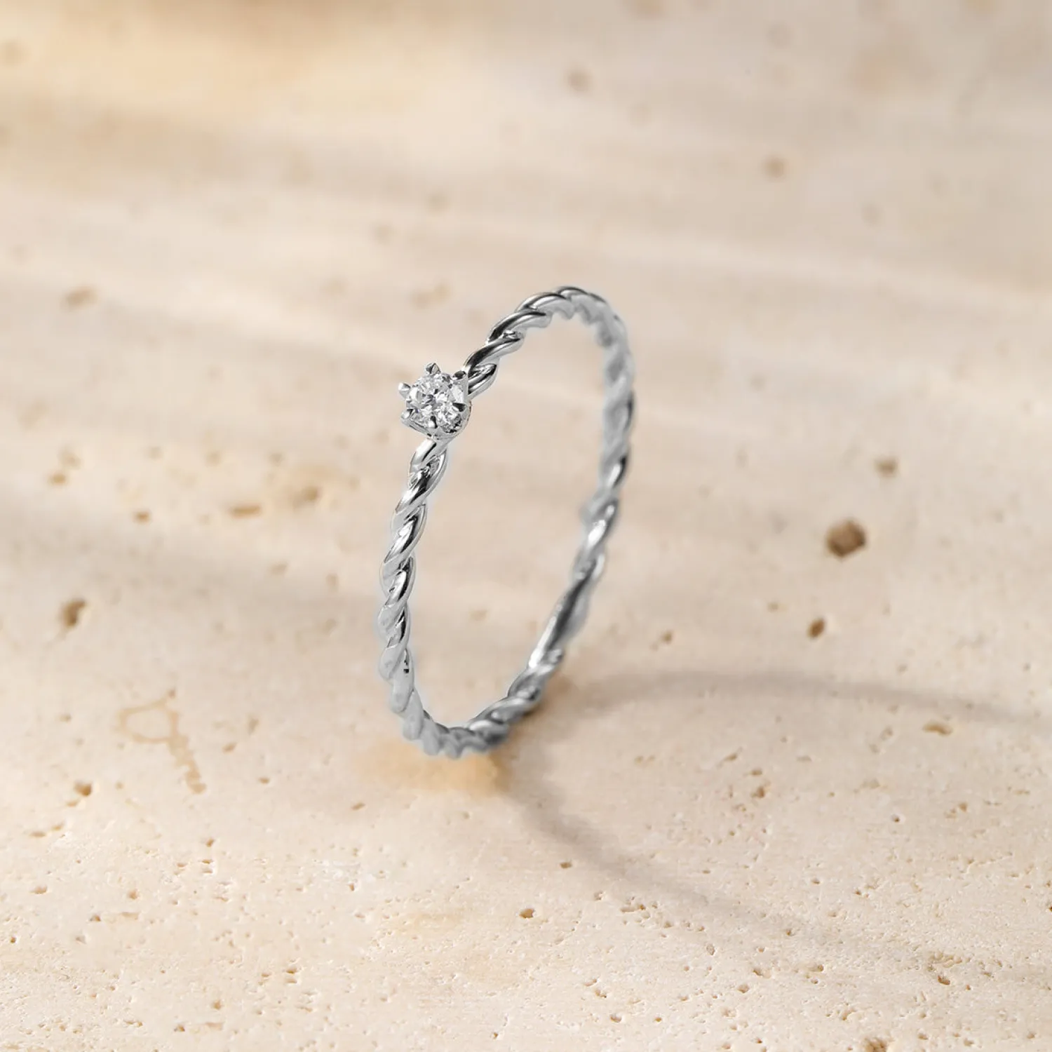 Trauringe Und Eheringe | Hey Happiness Zusammen Diamanten Ring 14K Gold