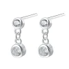 Ohrstecker | Hey Happiness Zwei Kugeln Ohrstecker aus Sterlingsilber Silver