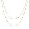 Filigrane Ketten | Hey Happiness Zweireihige Kette farbe Gold