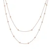 Filigrane Ketten | Hey Happiness Zweireihige Kette Rosegold Rose Gold