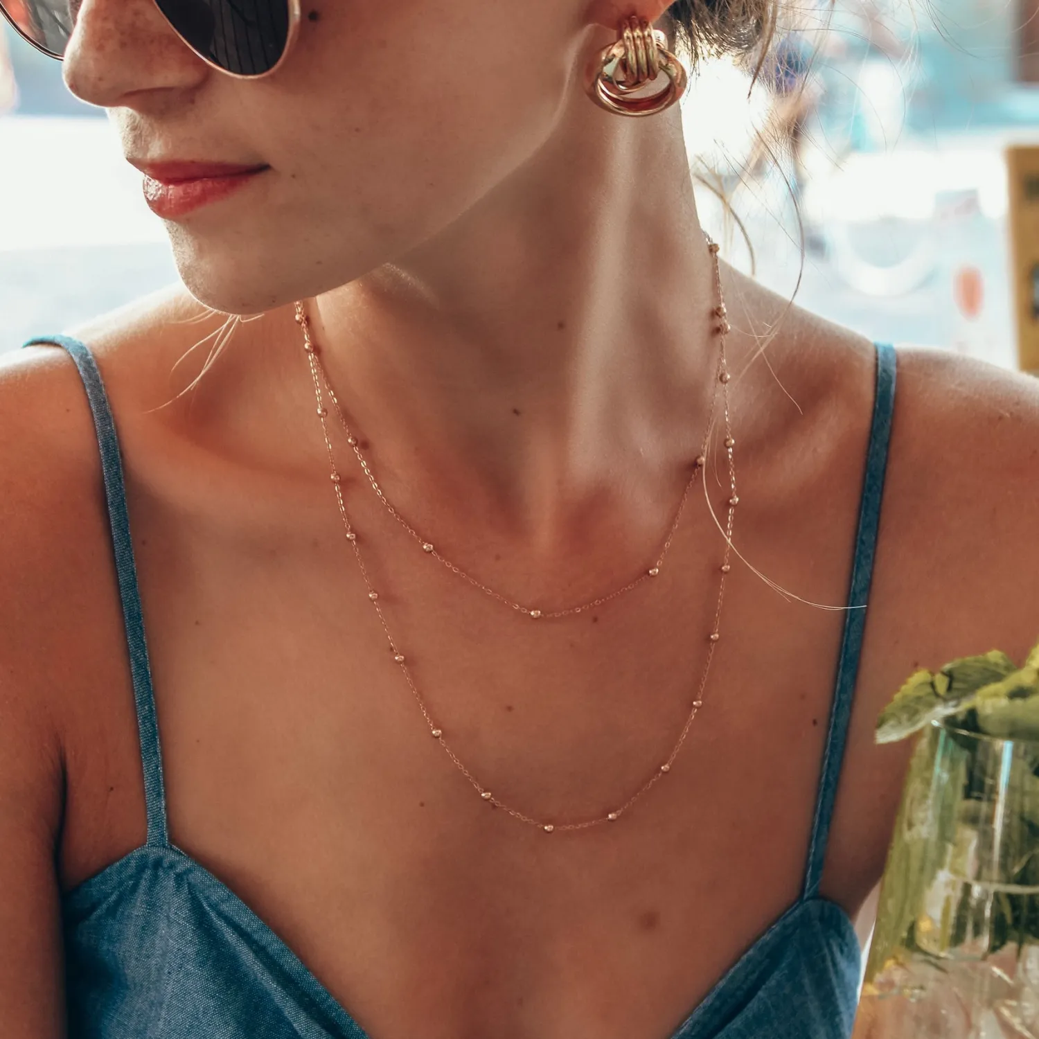 Filigrane Ketten | Hey Happiness Zweireihige Kette Rosegold Rose Gold